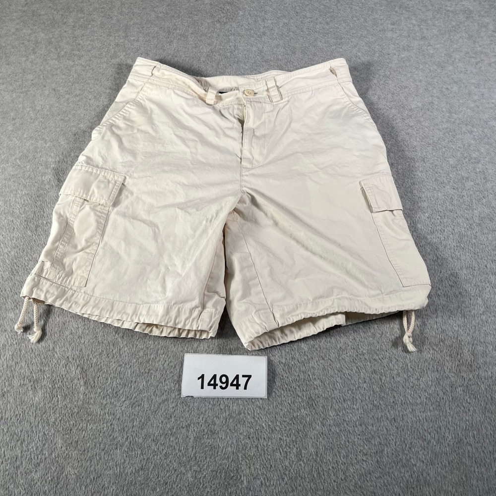 Lauren Ralph Lauren Cargo Shorts Women 4 Cream Excellent Cotton Utility Pocket